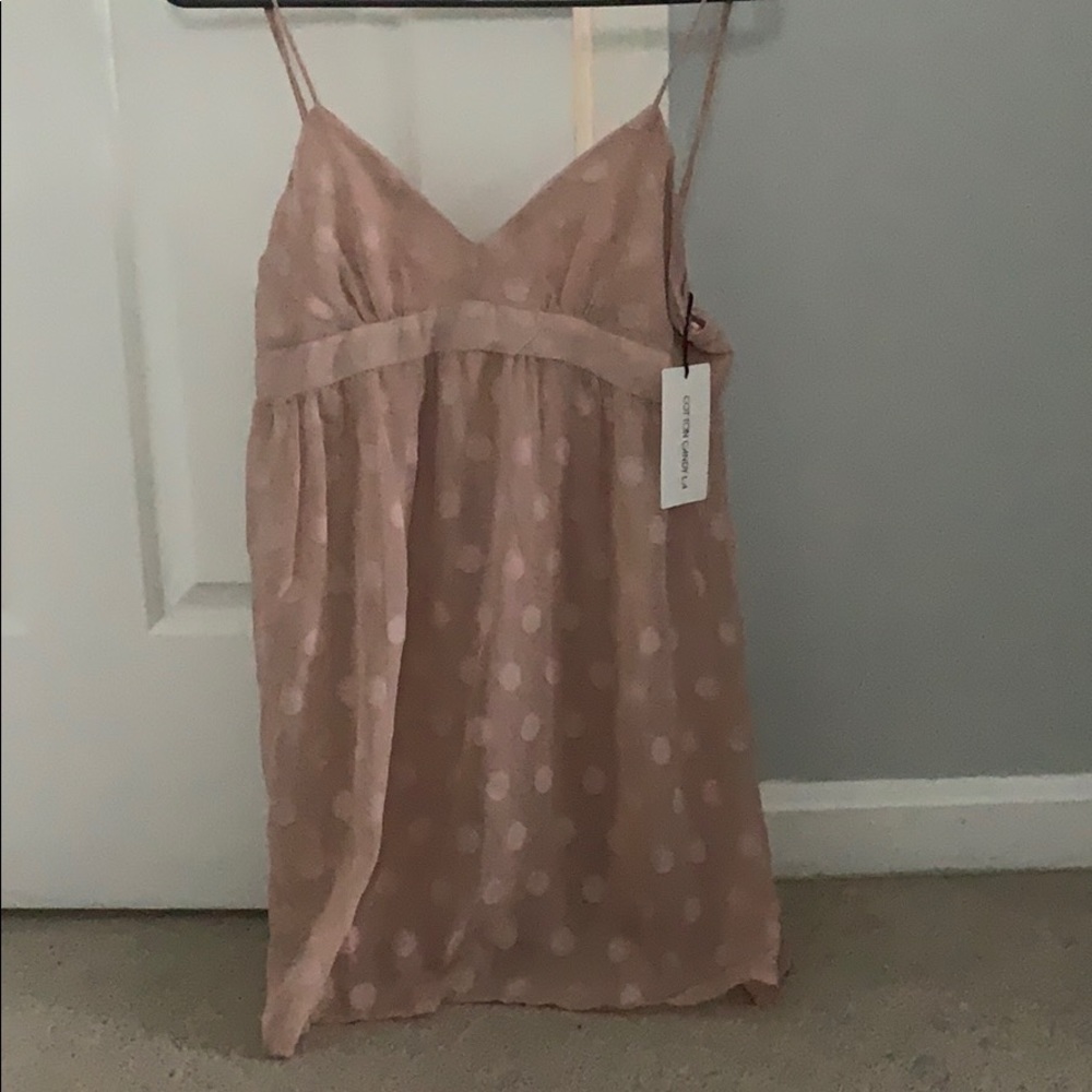 Spaghetti strapped mini dress